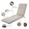 Classic Accessories Ravenna Water-Resistant 72x21x3" Patio Chaise Lounge Cushion, Mushroom 62-001-MUSHRM-EC - alternate 10